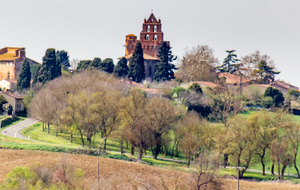 Montgeard vu du chemin du Vié