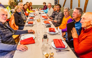 Restaurant "Lou Bourdié" pour le repas annuel de la convivialité.