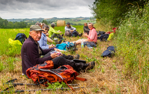 La Bouscare , pause repas