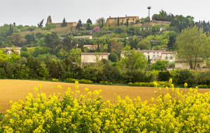 Montferrand vu de la nationale 113