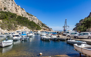 Port de Morgiou au fond de la Calanque