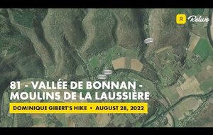 81 - Vallée de Bonnan - Moulins de la Laussière