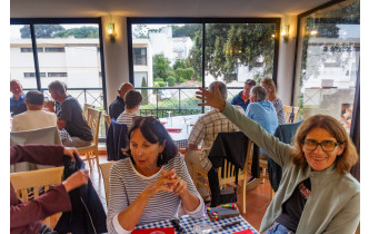 Bandol: Salle de restaurant du VTF , 1er repas du Soir