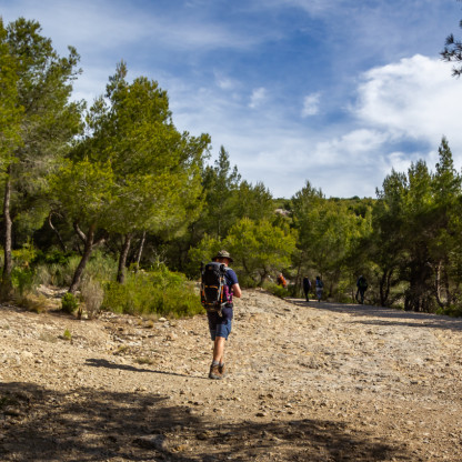 13 - Séjour Calanques - J4: Le Garlaban - Puits de Raimu - Montée au col d'Aubignane (333 m)